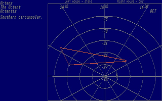 Amateur Astronomer's Guide to the Night Sky (The) atari screenshot